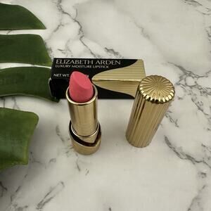 Elizabeth Arden Luxury Moisture Lipstick Pink Sherbert Lip Color Vintage Gold